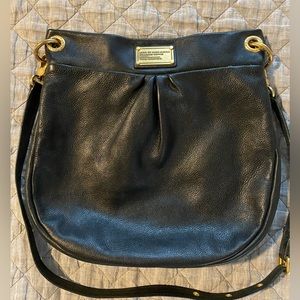 Marc by Marc Jacobs black leather large crossbody bag